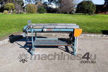 Motorised Dual Lane Belt Conveyor - 1.6m Long