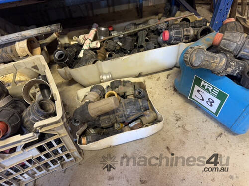  Poly fittings Numerous sizes foot valves, 