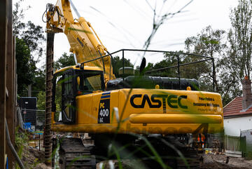 Castec Cast Insitu Trenching Machine