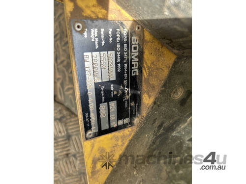 2008 Bomag BW219D-4 Articulated Smooth Drum Roller