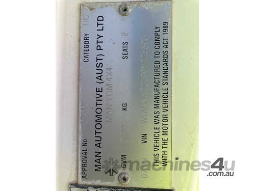 2009 MAN TGM 18.280 Spreader Truck