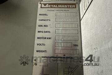 2018 Metal Master PB-1030T Hydraulic Panbrake
