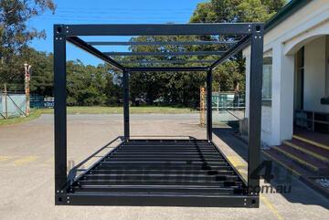 6x3 Steel Frame Flat Pack - Flat Roof