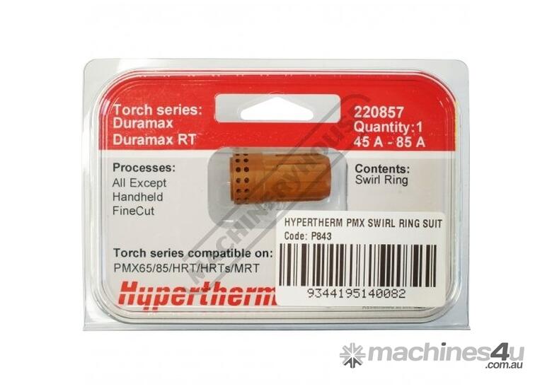 Hypertherm 45-85A Swirl Ring 220857 Suits Powermax 45XP/65/85 (Pack of 1)