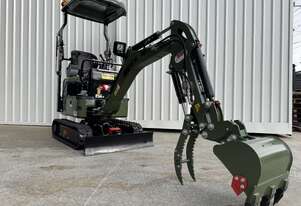 Mini Excavator 1.3 T HAIHONG CTX8012 Pro - 2 SPEED TRACKING