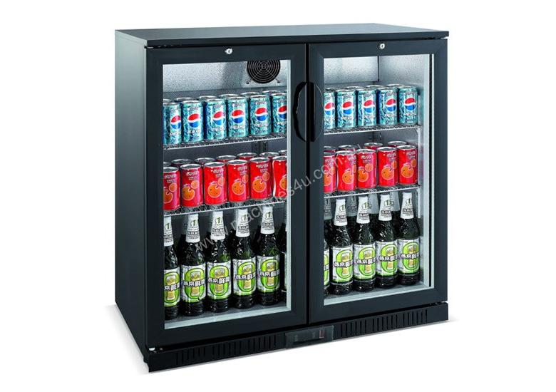 caption Bromic BB0200GD - Back Bar Glass Door Display Chiller - 190L (Hinged Door)