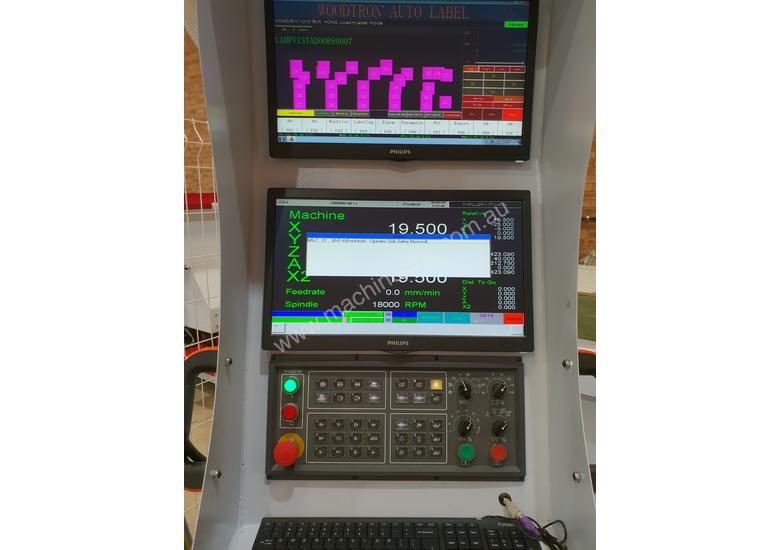 caption *NESTING WOODTRON 3618 RAPID AUTO LABELLING* RENT FOR LESS THAN $30 P/HOUR