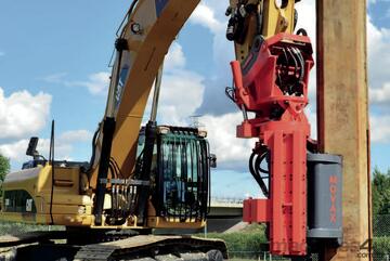 MOVAX SG-40 EXCAVATOR MOUNT PILE DRIVER (17-21T)