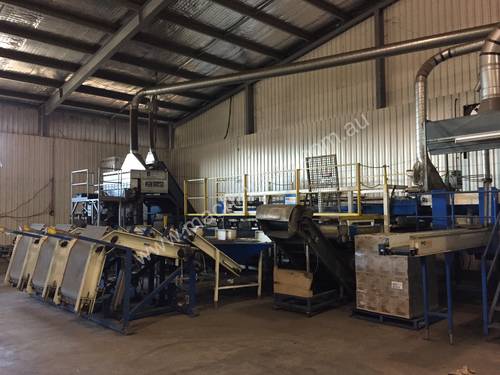 Onions, Potatoes, Carrots Packaging Line, all machine available separately