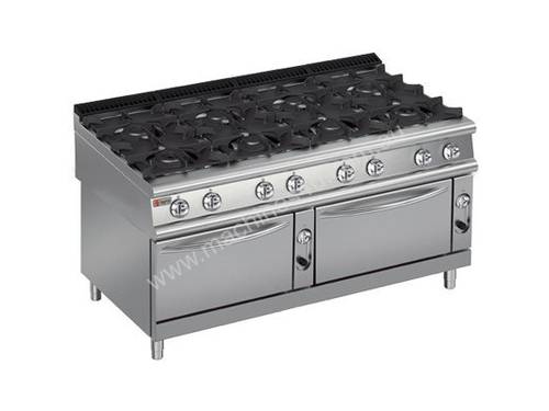 Baron 9PCF/G1605 Eight Burner Gas Cook Top with Two Gas Ovens