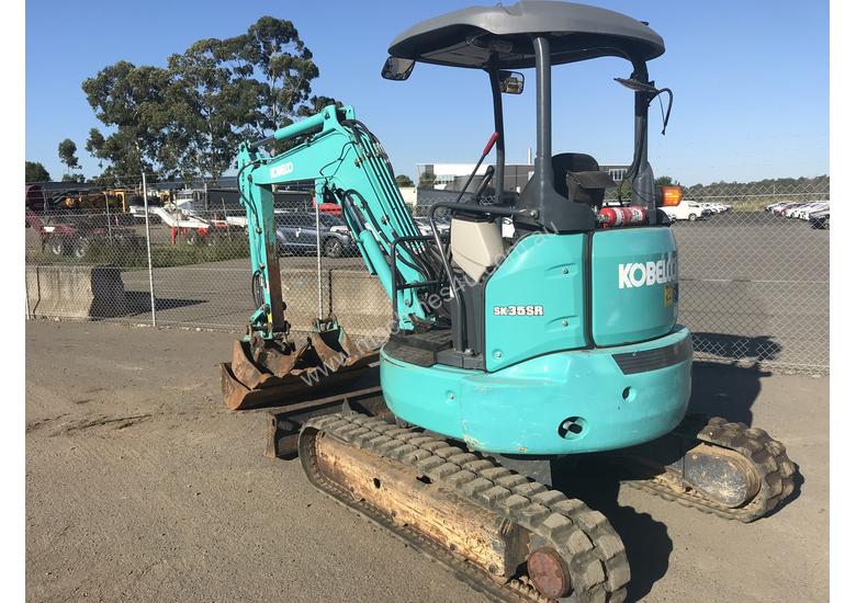 caption Kobelco SK35SR Tracked-Excav Excavator