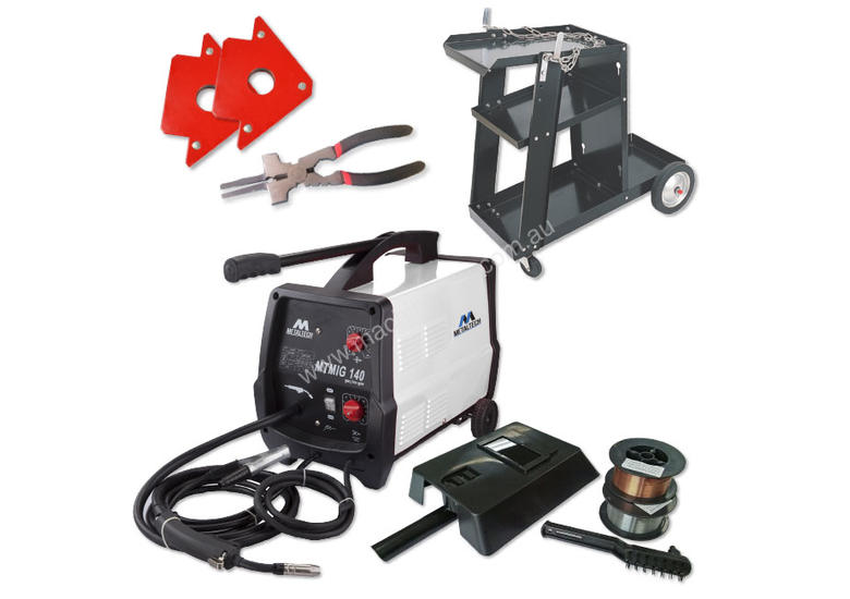 New metaltech Metaltech140 Gas Gasless Mig Welder Kit Mig Welder in