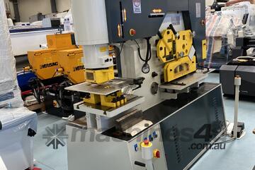 PUNCHTECH 120 TON IRON WORKER | HYD PLATE CLAMPING | LASER ALIGNMENT LIGHT | PRESS BRAKE TOOLING