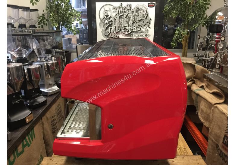 Click to view full size photos WEGA POLARIS 3 GROUP RED ESPRESSO COFFEE MACHINE