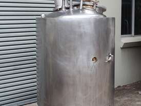Stainless Steel Jacketed Mixing Tank - picture0' - Click to enlarge