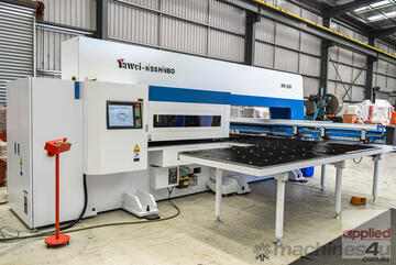   Yawei HPE-3058 CNC Turret Punch Press. Siemens 840D & upgraded turret.