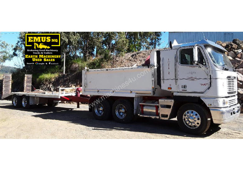 caption Freightliner Argossy Tipper & Tag Trailer. TS481