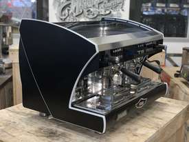 WEGA POLARIS TRON 2 GROUP BLACK BRAND NEW ESPRESSO COFFEE MACHINE - picture0' - Click to enlarge