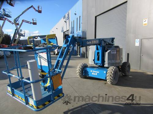 caption Used 2019 Genie Z34/22IC 34ft Diesel Knuckle Boom Lift