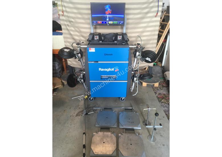 caption RACAGLIOLI RAV TD 3000 HP.B COMPUTERIZED WHEEL ALIGNMENT