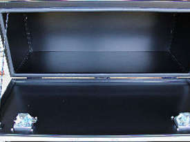 Toolbox Steel Powdercoated Black& Stainless Steel Lid1000x500x500mm TB027 - picture1' - Click to enlarge