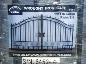 LOT # 0250 2.1m Bi -Parting Wrought Iron Gates - picture0' - Click to enlarge