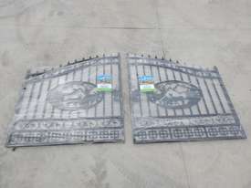 LOT # 0250 2.1m Bi -Parting Wrought Iron Gates - picture0' - Click to enlarge