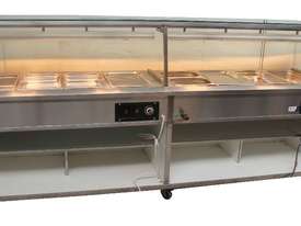 2 x CUSTOM MADE BAIN MARIE STRAIGHT GLASS - picture0' - Click to enlarge