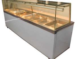 2 x CUSTOM MADE BAIN MARIE STRAIGHT GLASS - picture2' - Click to enlarge