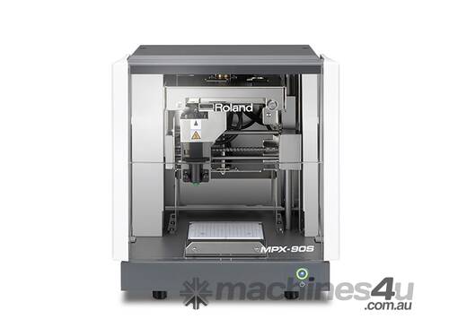 caption Roland VersaSTUDIO MPX-90S - Compact Metal Engraver | Precision Photo Engraving