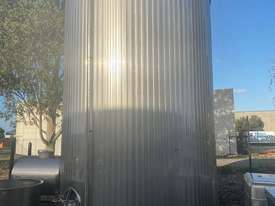 30,000ltr Jacketed Stainless Steel Milk Silo, Tank - picture1' - Click to enlarge