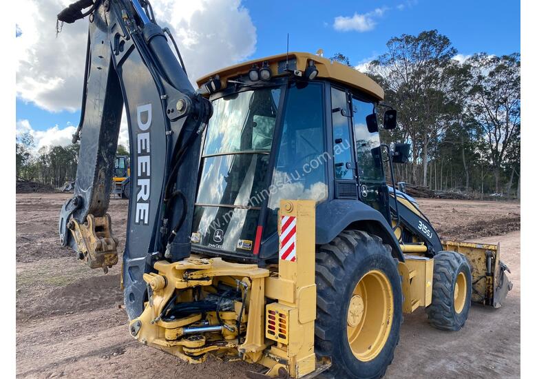 caption JOHN DEERE 315SJ 4WD BackHoe SIDE SHIFT 4in1 Multi