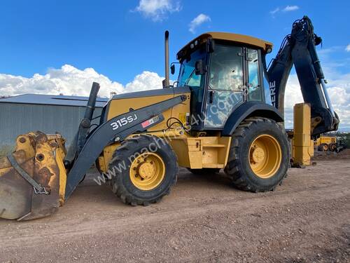 JOHN DEERE 315SJ 4WD BackHoe SIDE SHIFT 4in1 Multi