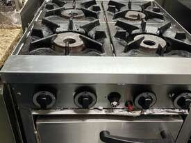 Commercial 4 gas burner  - picture2' - Click to enlarge