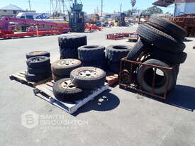 5 X PALLETS COMPRISING OF ASSORTED TRUCK, CAR & MACHINE TYRES & RIMS - picture0' - Click to enlarge