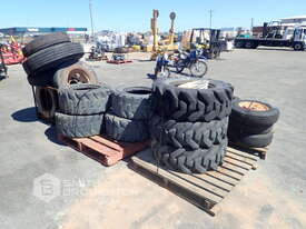 5 X PALLETS COMPRISING OF ASSORTED TRUCK, CAR & MACHINE TYRES & RIMS - picture1' - Click to enlarge