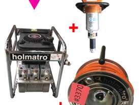 Holmantro Rescue Hydraulics Spreader, Petrol Powered Pump and Single Hose Reel - Used Items - picture0' - Click to enlarge