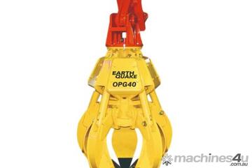 EarthQuake OPG40 Orange Peel Grapple 900L Capacity for 32-45 Ton Excavators!