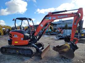 2020 KUBOTA U55-4 5.5T EXCAVATOR WITH ROPS CANOPY, FULL CIVIL SPEC AND LOW 660 HOURS - picture1' - Click to enlarge