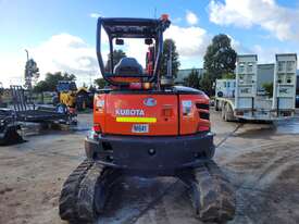 2020 KUBOTA U55-4 5.5T EXCAVATOR WITH ROPS CANOPY, FULL CIVIL SPEC AND LOW 660 HOURS - picture2' - Click to enlarge