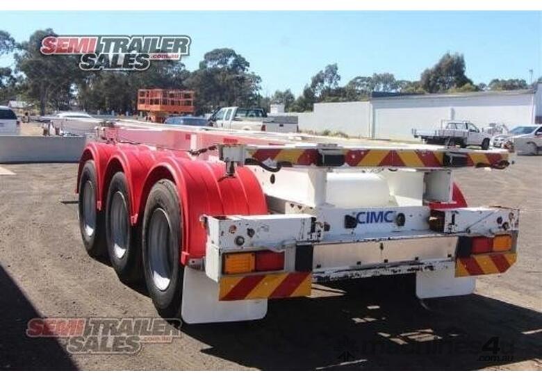 Buy Used 2008 c.i.m.c. CIMC Semi Retractable 40FT Skel Trailer Skel ...