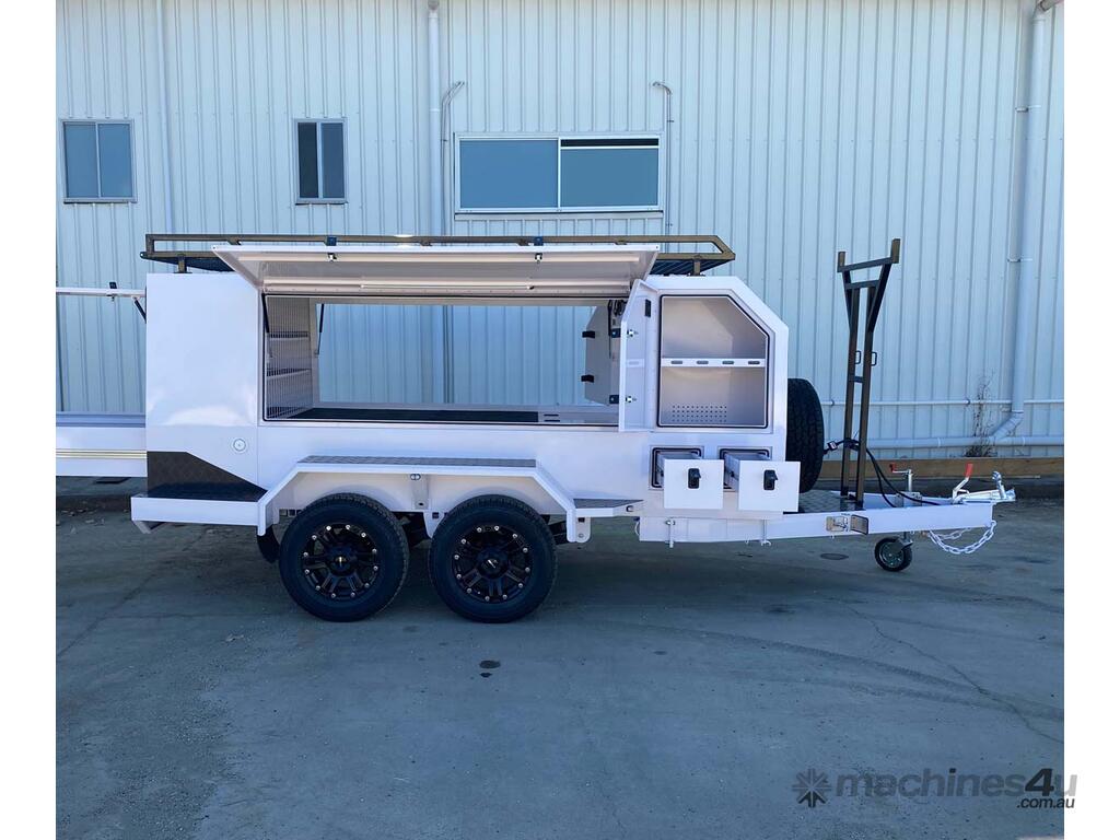 Buy New 2023 Tradie Trailer King Maxi Raptor Tradie Trailer with 4 wheel independent suspension