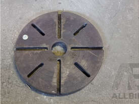 Lathe Plate - 480mm Diameter - picture0' - Click to enlarge