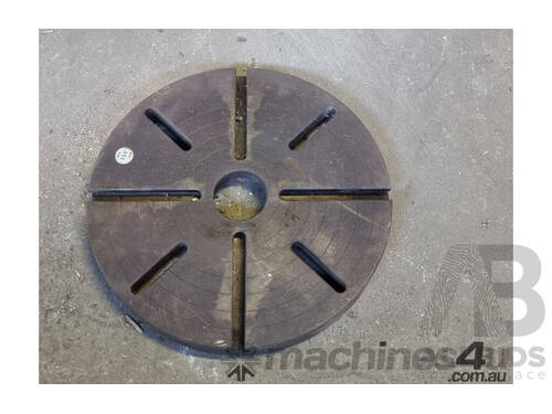 Lathe Plate - 480mm Diameter