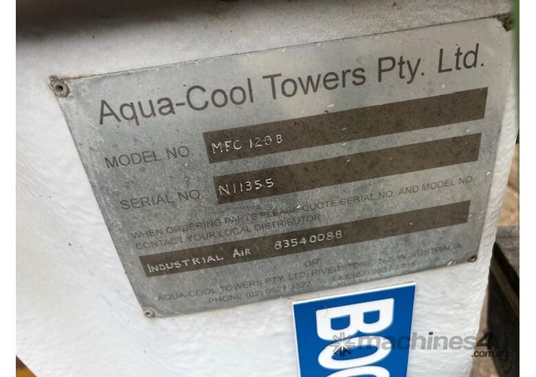 caption AQUA-COOL TOWERS MFC 1208 Cooling tower 22kW motor 55 LPS Heat rejection 1065 kW