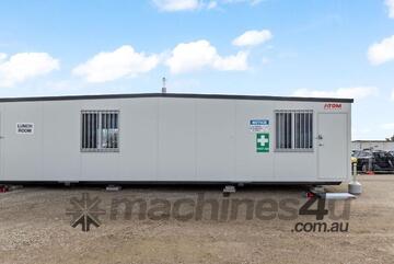 2024 ATOM Modular 12x3m Office/Lunchroom Portable Building Site Shed