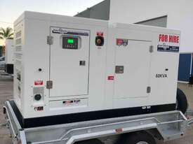 Heavy Duty, Trailer Mounted, Diesel Generator, 60KVA - Hire - picture0' - Click to enlarge