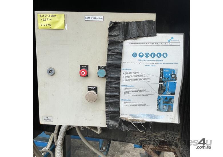 New burwell Burwell 11kw Dust Extraction Reclamation 12 Filter 2x Drum