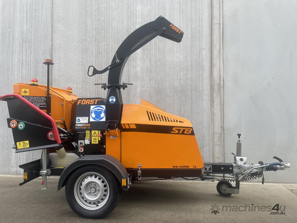 Used 2020 Forst CLEARANCE SALE in QLD F rst ST8D Wood Chipper 8inch