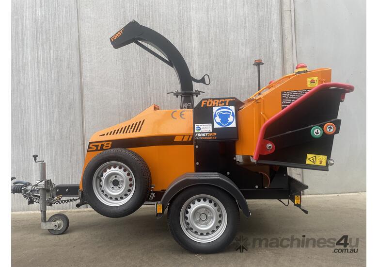 Used 2020 Forst CLEARANCE SALE in QLD F rst ST8D Wood Chipper 8inch